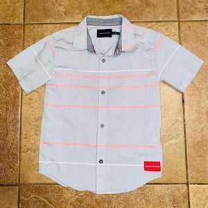 Boys Size 7 Calvin Klein Jeans Button Up